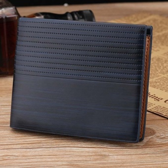 Fashion Dompet Kulit Pendek Kecil Untuk Pria Vintage Timbul Wadah Uang Kartu Kredit Januari 2019 - 2 Fashion dompet kulit pendek kecil untuk pria Vintage timbul wadah uang kartu kredit - 2