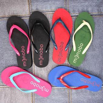 Gambar Fashion musim panas ms. pita sandal sandal (Biru)