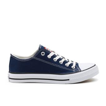 Faster Sepatu Sneakers Kanvas Wanita 1603-03 - Navy April 2018 - 2 Faster Sepatu Sneakers Kanvas Wanita 1603-03 - Navy - 2