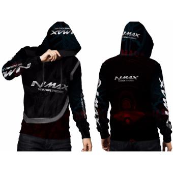 Gambar [Fikastore] Jaket Hoodie Sweater Pria MOTOR YAMAHA NMAX 3D Full Print Sublimation   PullOverr 006