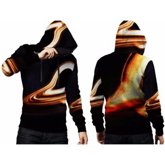 Gambar [Fikastore] Jaket Hoodie Sweater Pria Tema GALAXY 3D Full Print Sublimation   PullOverr 007