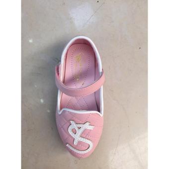 Gambar Flatshoes Motif Huruf Girl   Pink