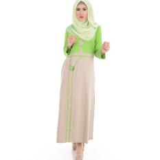 Gamis Alnita AG02-Coklat Susu