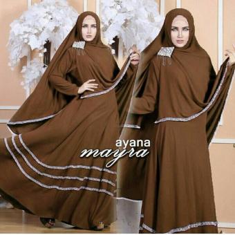 Gambar Gamis   Baju Wanita Muslim Ayana Syari Kopi