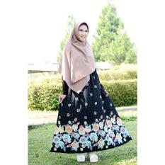 Gamis Syari Nibras NS 17 Pink Dongker Hitam Biru Muda