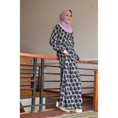 Gamis Syari Nibras NS 32 Tosca Marun Hitam