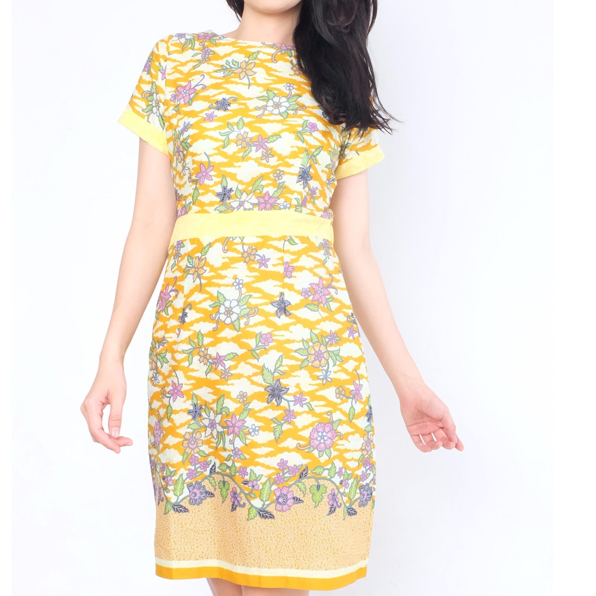 Gaya Batik Kayla Dress Kuning Update Daftar Harga Terbaru Indonesia Gaya Batik Kayla Dress Kuning