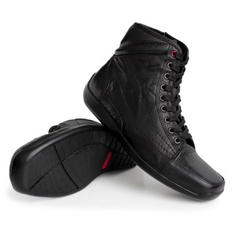 Gambar Gino Mariani Men s Shoes Elario 2 Leather   Hitam