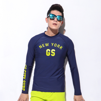 Beli Gsou Salju Perpecahan Laki-laki Tabir Surya Baju Renang Wetsuit (1791-602) (1791-602) Ori. Baru pria Ma Lasong kebugaran celana pendek . ...