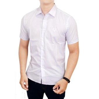 Gambar Gudang Fashion   Baju Kemeja Polos Pria   Putih