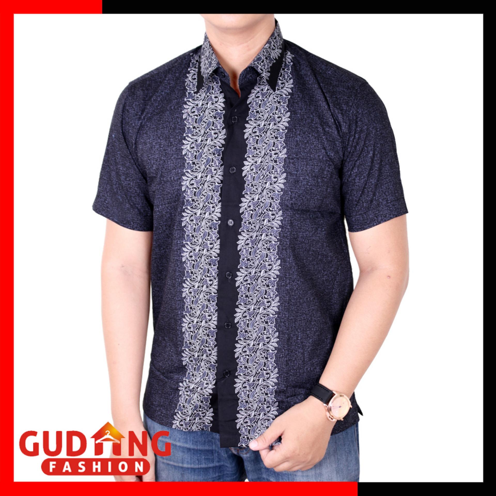 Gudang Fashion - Batik Pendek Terbaru - Putih