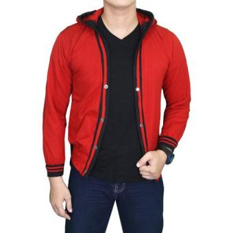 Gambar Gudang Fashion   Cardigan Kasual Pria   Merah