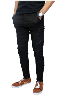 Gambar Gudang Fashion   Celana Chino Pria   Hitam