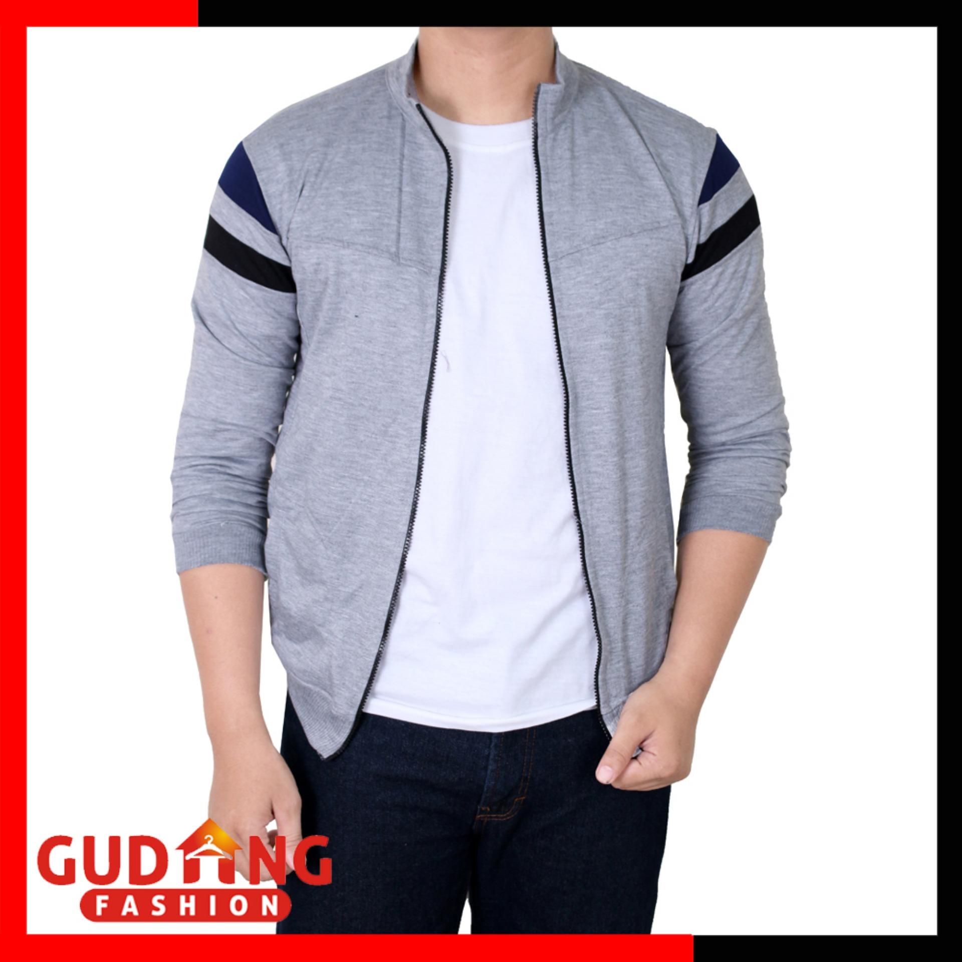 Gudang Fashion - Jaket Sport Training Pria - Biru Tua