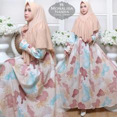 Humaira99 Gamis Syari Muslim Wanita Busui Dress Muslimah Monalisa