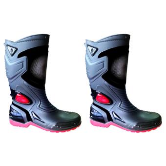 Hasil gambar untuk Sepatu Karet PVC Anti Tembus Air Banjir Dan Hujan AP BOOT MOTO3