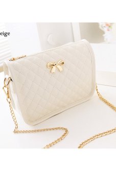 Sunweb Model Kasual Wanita Kulit Sintetis Busur Silang Bahu Bag Tas Tangan