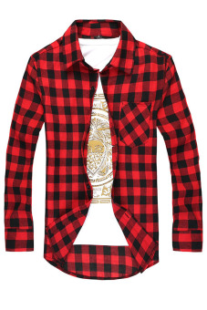 Supercart Laskar Pelipit Kotak Kotak Panjang Lengan Baju Mini Source · Relaxed Kotak Kotak Pushed Differences