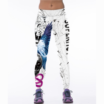 Fashion Wanita 3D Mencetak Lari Celana Ketat Celana Olahraga Yoga Kebugaran Gym Celana Seksi Binaraga Legging