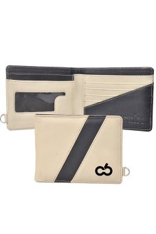 CBR Six GYC 387 Dompet Lipat Pria Bagus Syntetic Krem Kombinasi .