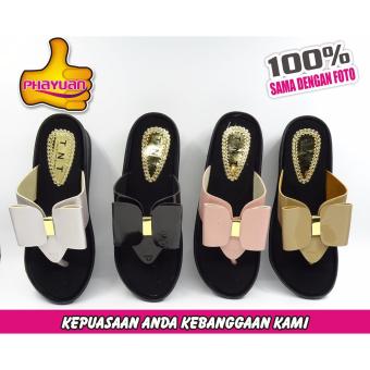 Jual Phayuan Sandal Wanita J1 Coklat Harga Spesifikasi Bandingkan Source · PHAYUAN SANDAL WANITA J6 HITAM