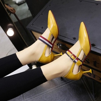 (Imported)BEST-JVHG 2017 Summer Korea Fashion Hot Women Heeled Sandals With Platform Party Heeled Toe Slipper Sandals - Intl Pebruari 2019 - 3 (Imported)BEST-JVHG 2017 Summer Korea Fashion Hot Women Heeled Sandals with platform Party Heeled Toe Slipper Sandals - intl - 3