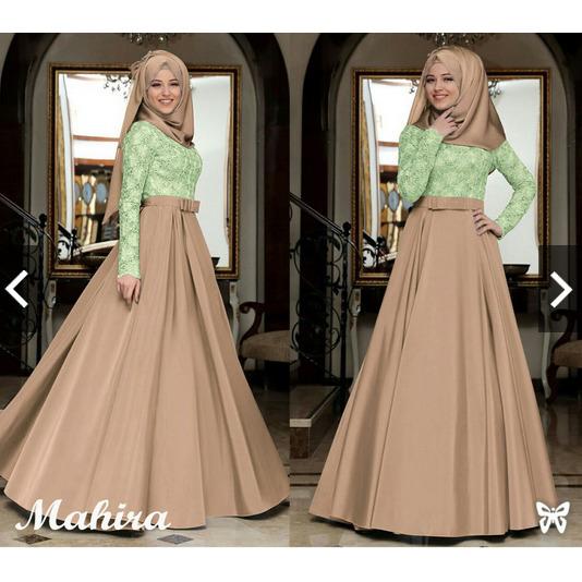 Indonesia Heritage Gamis Syari Pesta bahan Glitter Saten dg Pashmina / Baju Kondangan Muslimah / Fashion Muslim Wanita Terbaru / Kebaya Modern - ihmahira (JAQUARD) Indonesia Heritage Gamis Syari Pesta bahan Glitter Saten dg Pashmina / Baju Kondangan Muslimah / Fashion Muslim Wanita Terbaru / Kebaya Modern - ihmahira (JAQUARD)