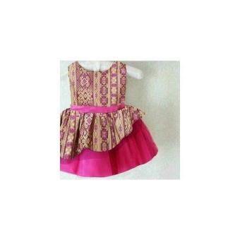 Gambar Ip28432 Dress Kids Batik Pink (Cv)