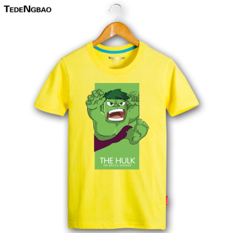 Jual Iron Man pria katun leher bulat lengan pendek pecinta t shirt
(Kuning Hijau Raksasa) Online Terjangkau