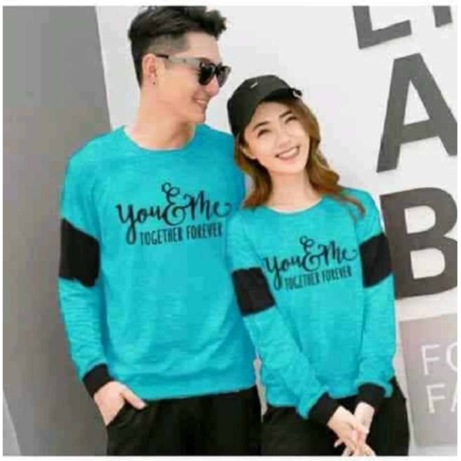 Jakarta Couple - Sweater Couple Forever / Sweater Couple Terbaru / Couple Murah / You Me Forever / Sweater Kapel / Sweater Together