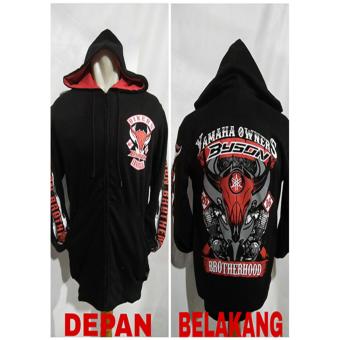 Gambar Jaket Jumper Sweater Switer Yamaha Byson BONUS STIKER