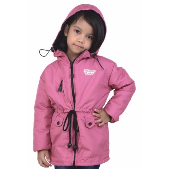 Gambar Jaket Sweater Anak Perempuan Catenzo Junior CDG 127 Pink Parasit