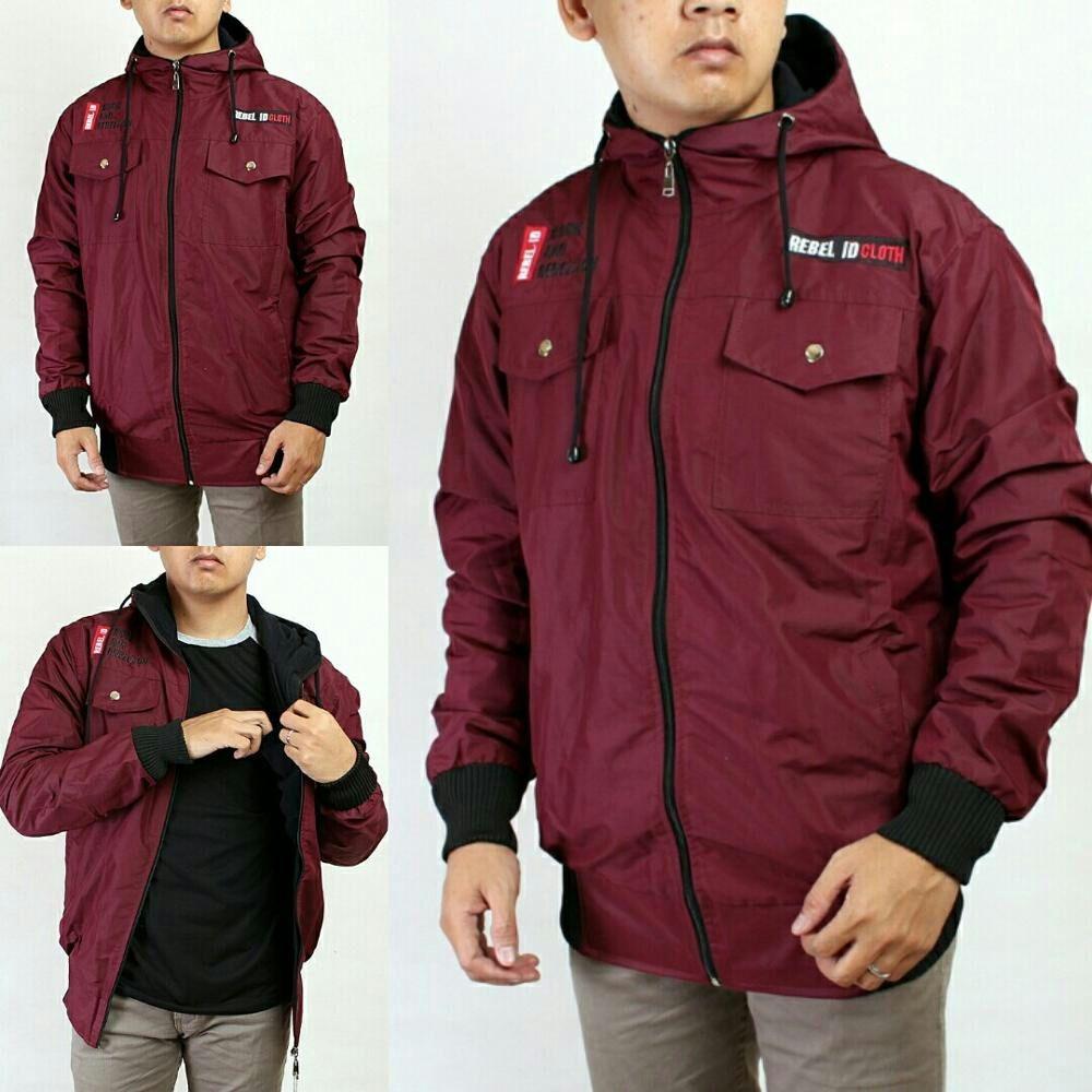 Jaket Taslan Hoodie Premium