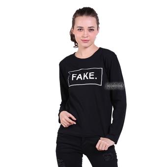 JCLOTHES Tumblr Tee / Kaos Cewe / Kaos Lengan Panjang Wanita Fake - Hitam Maret 2019 - 2 JCLOTHES Tumblr Tee / Kaos Cewe / Kaos Lengan Panjang Wanita Fake - Hitam - 2