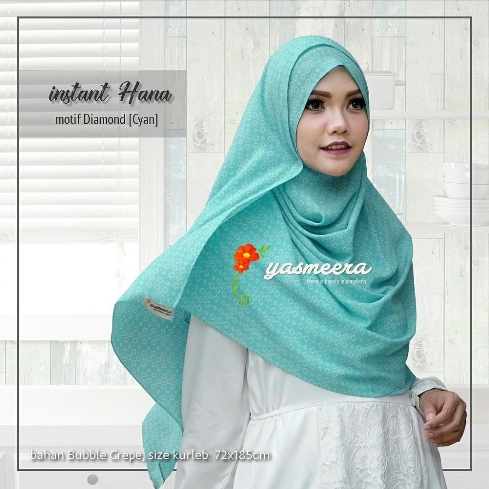 Jilbab Pashmina Instan Anti Ribet Hana Motif Jilbab Pashmina Instan Anti Ribet Hana Motif