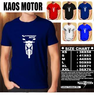 Gambar KAOS MOTOR Distro Baju T Shirt Otomotif HONDA VARIO 125 SILUETTAMPAK DEPAN