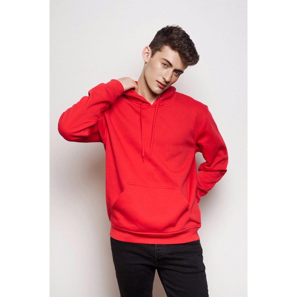 KaosBRO - Jaket Hoodie Polos - Biru Dongker - Pria dan Wanita