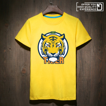 Gambar Kepala harimau remaja t shirt (Kuning harimau CNR)