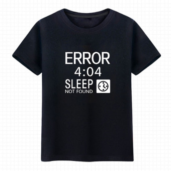 Gambar Kepribadian programmer teknologi laki laki t shirt t shirt (Hitam)