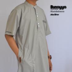 Kurta Gamis Ikhwan Pakistan Bunayya Sunnah Clothing Original Warna Abu Silver
