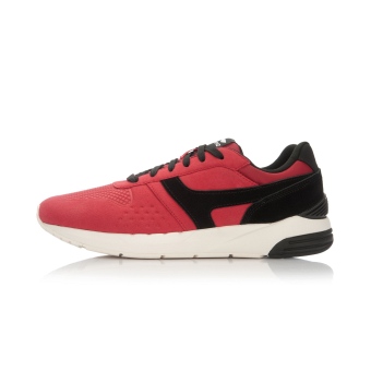 Gambar Lining 92II ARCL021 Rak Konter Khusus Sepatu Pria (Magenta yayasan baru hitam)