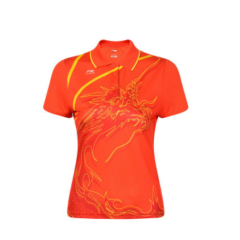 Gambar LINING aayh238 lengan pendek perempuan bulu tangkis Seri t shirt (AAYH238 1)