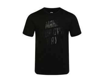 Gambar LINING AHSJ013 3 pria lengan pendek t shirt (Seperti gambar)