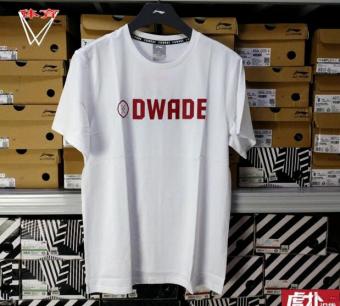 Gambar LINING ahsm297 Shishang asli baru dicetak t shirt (AHSM297 4 putih)