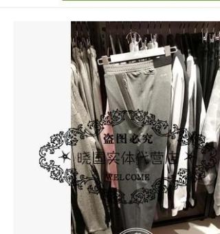 Gambar LINING aklm094 baru perempuan cepat kering dingin merajut celana olahraga Wei celana ( 2 bunga abu abu yang mendalam Heather Gray)