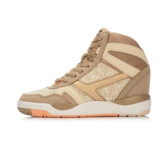 Gambar LINING Alck112 Perempuan Sepatu Kasual (Aprikot aromaterapi rose gold emas putih)