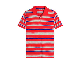 Gambar LINING aplj819 1 pria seri lengan pendek kemeja POLO (Seperti gambar)