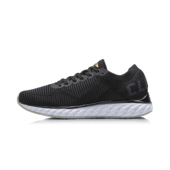 Gambar LINING arhm034 musim gugur baru sepatu sepatu lari (New dasar hitam Tan hitam yayasan putih dingin abu abu)