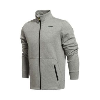 Gambar LINING awdk473 2 kasual musim semi dan musim gugur laki laki dan pelatihan kebugaran cardigan (AWDK473 1)