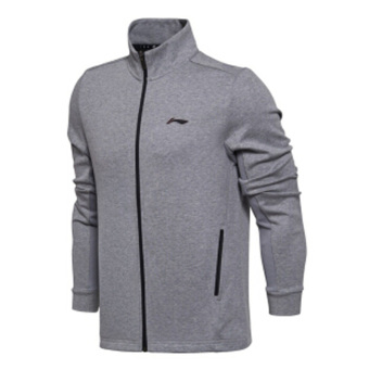Gambar Lining awdm339 2 asli baru musim gugur pria sweater tidak ada cap cardigan (AWDM339 4)